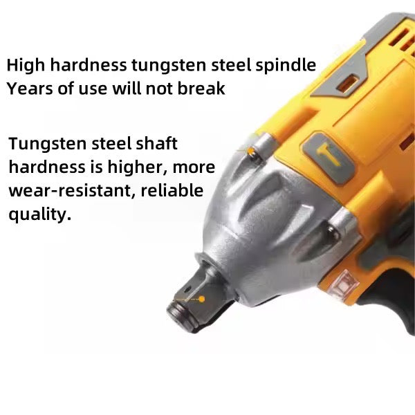 Nut-Bolt and Drill Power Tools Kits Electric Socket Set High Torque Gun Cordless Brushless Impact Wrench Speed Trigger