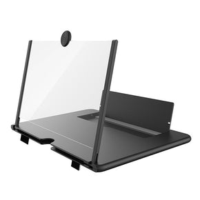 12 Inch Phone Screen Magnifier - Pull-Out Magnifying Lens Desktop Stand, Foldable HD Portable