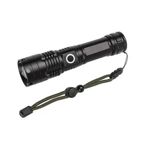 Portable Rechargeable Zoom LED Flashlight Flash Light