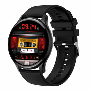 New HK89 1.43 inch Smart Silicone Strap Watch Supports Bluetooth Call/Blood Oxygen Monitoring